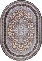 Ковер Иранский Farsi 1200 G258 grey овал