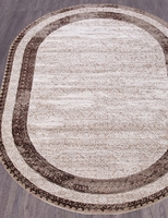 Ковер Armina 04041 dark brown овал