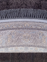 Ковер Иранский Farsi 1200 G252 dark grey овал