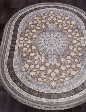 Ковер Иранский Farsi 1200 G258 grey овал